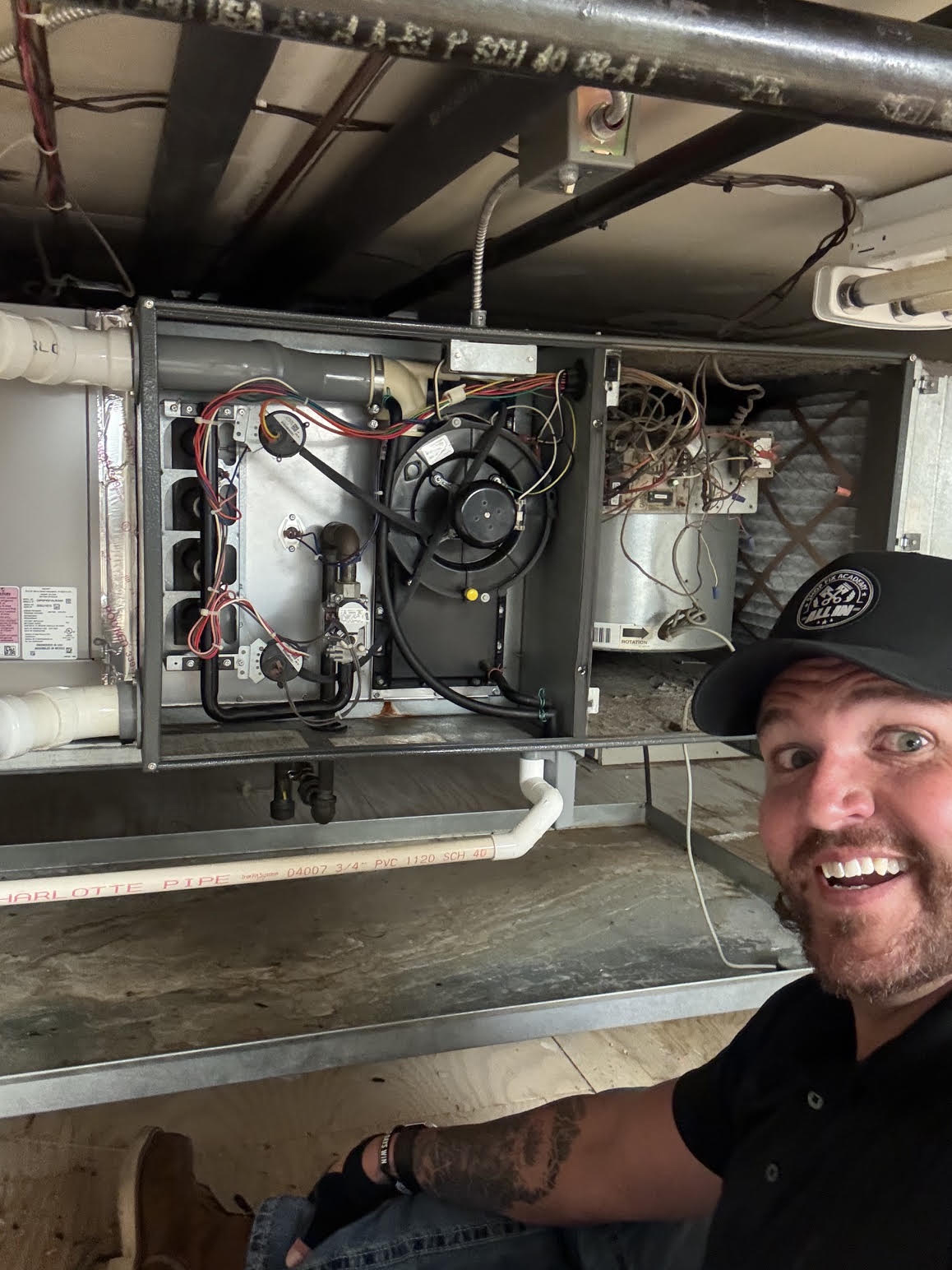 Commercial HVAC equipment serviced by Armstrong's Heating & Cooling